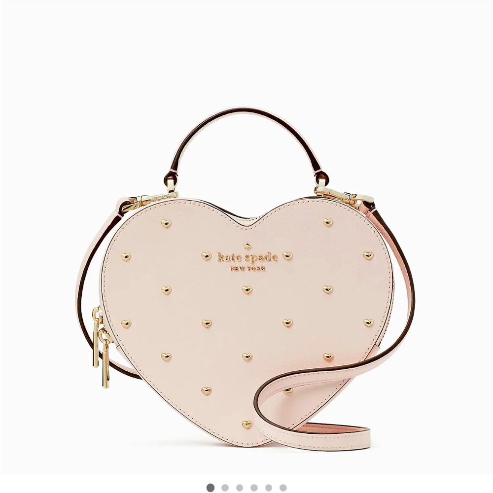 Love Shack Embellished Heart Crossbody Purse